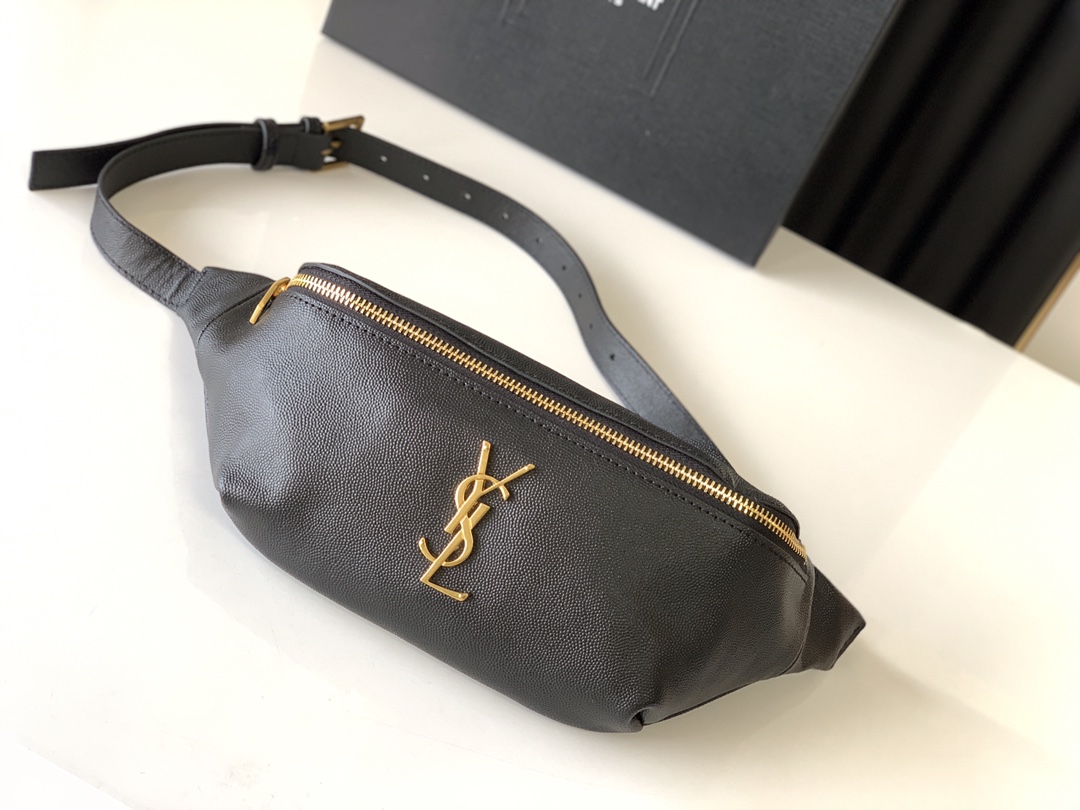 d0716953.jpeg Saint Laurent Monogram Logo Fanny Pack/Belt Bag - Image 1