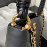 Chanel 23A Hobo Calfskin Black - Image 4