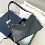 Prada Medium Aimée Shoulder Bag | Black - Image 2