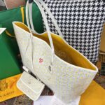 Goyard limited edition Saint Louis Claire-Voie GM Bag /Tote – Yellow - Image 3