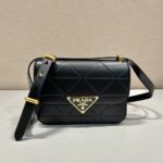Prada Pattina in Pelle Calfskin Black - Image 6