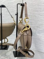 Dior Saddle Bag in Brown Gold Hardware - Image 5