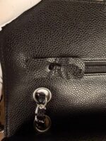 Chanel Classic Flap Medium 25 Black sliver Hardware - Image 5