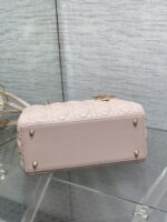 Dior Medium Lady bag in Pink Gold Hardware - Image 4