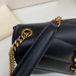YSL Loulou medium in Matelassé Lambskin Black - Image 5