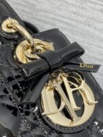 Christian Dior Small Lady Dior bag in Black Patent - Image 3