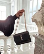 YSL Yves Saint Laurent Medium Sunset Bag (Available in all Colours) - Image 5
