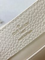 Louis Vuitton LV Capucines Beige LV Pattern Purple 21cm - Image 2