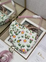 Dior Saddle Bag Multicolored Floral Embroidery Flowers - Image 7