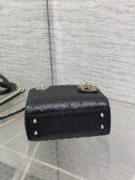 Christian Dior Mini Lady Dior bag in Black Ostrich leather - Image 6