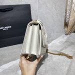 Saint Laurent Sunset Shoulder Bag ‘Sea Salt’ - Image 5