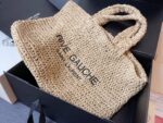 Saint Laurent Rive Gauche Linen Tote Bag - Image 3
