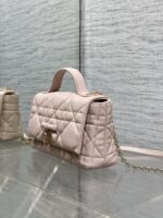 Dior My Dior Mini Bag in Soupir Pink Cannage Lambskin - Image 4