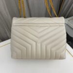 SAINT LAURENT SM LOULOU MONOGRAM QUILTED LEATHER BAG - Image 3