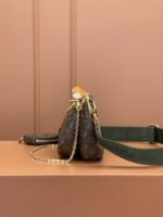 Louis Vuitton LV Multi Pochette Handle Fabric Green Handbags Monogram - Image 6