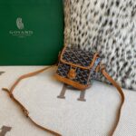 Goyard Black Coated Canvas Mini Cross-Body Bag - Image 3