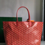 Goyard Saint Louis Red Tote Bag