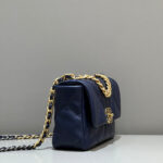CHANEL 19 Bag Small Navy Blue - Image 2
