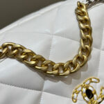 CHANEL 19 Bag Small White - Image 4