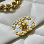 CHANEL 19 Bag Small White - Image 3