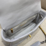 CHANEL 19 Bag Small Light Grey - Image 2