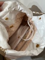 CHANEL 22 Bag Small White Lambskin Leather - Image 7