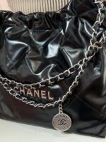 CHANEL 22 Small Black Sliver Hardware - Image 7
