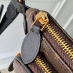 LV KEEPIT BUMBAG 29 IN BROWN DAMIER AZUR COATED MONOGRAM CANVAS - Image 9