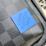 LV AVENUE SLINGBAG 31 IN BLACK AND GREY DAMIER GRAPHITA CANVAS CALFSKIN - Image 6
