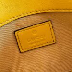 GUCCI GG MARMONT BAG 16 IN YELLOW LAMBSKIN - Image 6