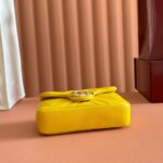 GUCCI GG MARMONT BAG 16 IN YELLOW LAMBSKIN - Image 3