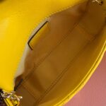 GUCCI GG MARMONT BAG 16 IN YELLOW LAMBSKIN - Image 5