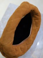 YSL ICARINO MINI 17 IN CARAMEL QUILTED SUEDE GOLD HARDWARE - Image 2