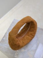 YSL ICARINO MINI 17 IN CARAMEL QUILTED SUEDE GOLD HARDWARE - Image 4