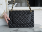 CHFLAP BAG JUMBO 30CM GOLD HARDWARE BLACK CAVIAR - Image 5