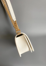 CHANEL MEDIUM 25 BOY BAG IN WHITE LAMBSKIN GOLD HARDWARE - Image 2