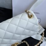 Chanel White Pearl Crush Mini Flap Bag - Image 7