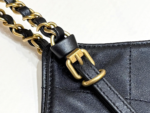 CHANEL MEDIUM MAXI SHOPPING BAG 47 IN BLACK CALFSKIN GOLD-TONE METAL - Image 7