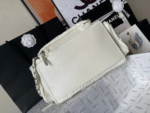 CHANEL CC LARGE 35 BOWLING BAG IN WHITE CALFSKIN - Image 4