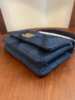Chanel Denim Blue 19 Wallet On Chain - Image 7