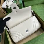 GUCCI White Marmont Matelassé Shoulder Bag - Image 5