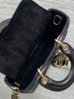 DIOR 25S MICRO LADY D-JOY 19 IN BLACK GOLD HARDWARE - Image 4