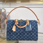 Louis Vuitton Monogram Denim Speedy Soft 30 bag