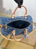 Louis Vuitton Monogram Denim Speedy Soft 30 bag - Image 4