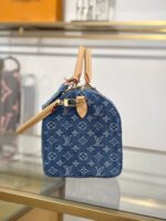 Louis Vuitton Monogram Denim Speedy Soft 30 bag - Image 8