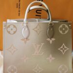 Louis Vuitton OnTheGo MM tote bag from the “Spring in the City” collection