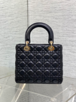 Dior Lady Black Gold Hardware (Medium size) - Image 6