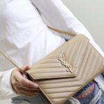 Saint Laurent Cassandre Envelope Chain Wallet