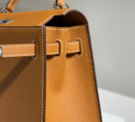HN 25CM IN GOLD EPSOM SILVER HARDWARE - Image 5