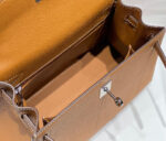 HN 25CM IN GOLD EPSOM SILVER HARDWARE - Image 8